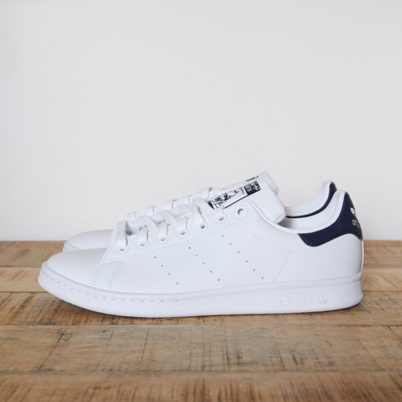 Adidas Originals Stan Smith Shoes | Blue + White, Men's Size 9 - Picture 5 of 6